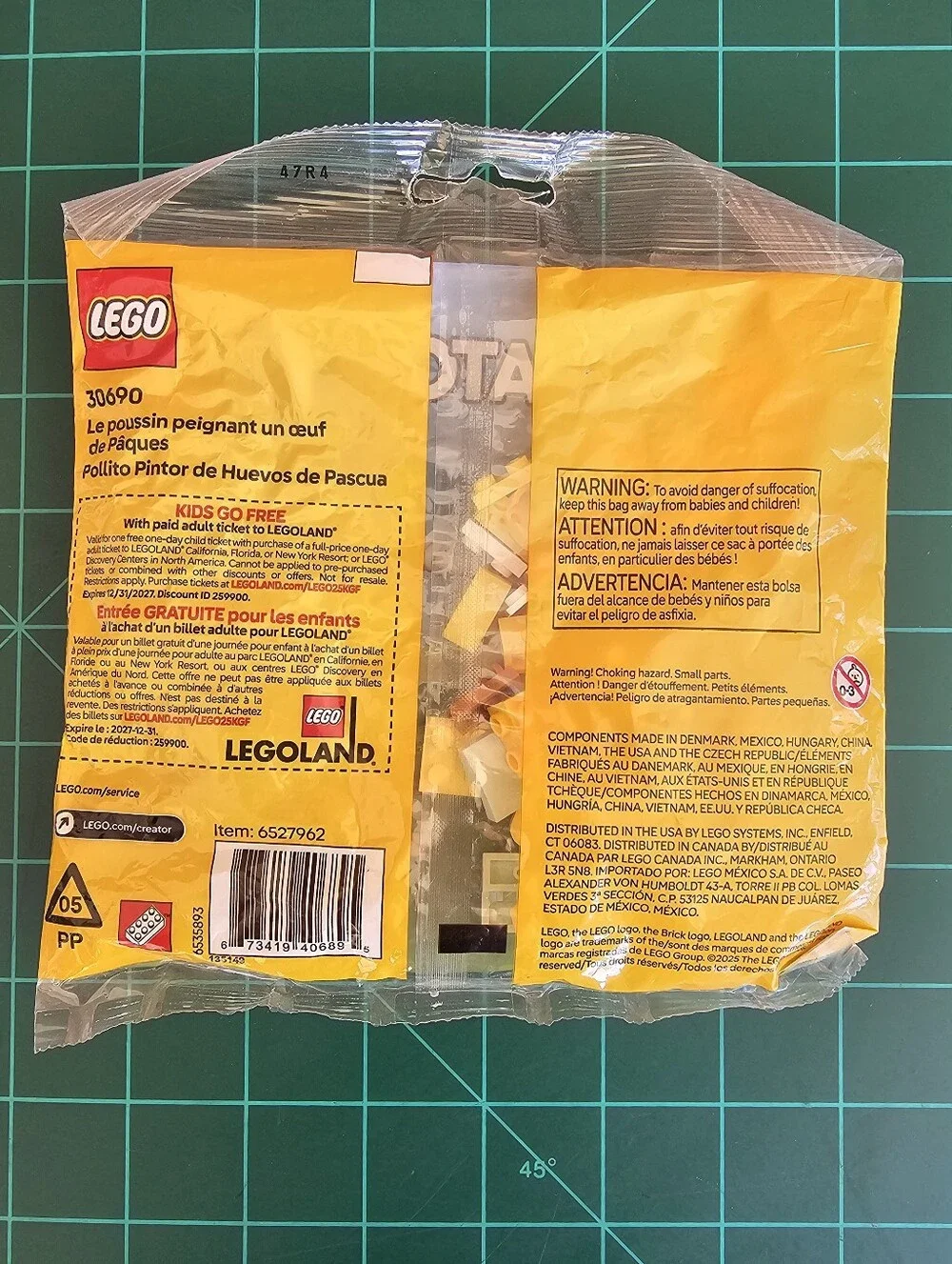 Lego bright yellow
